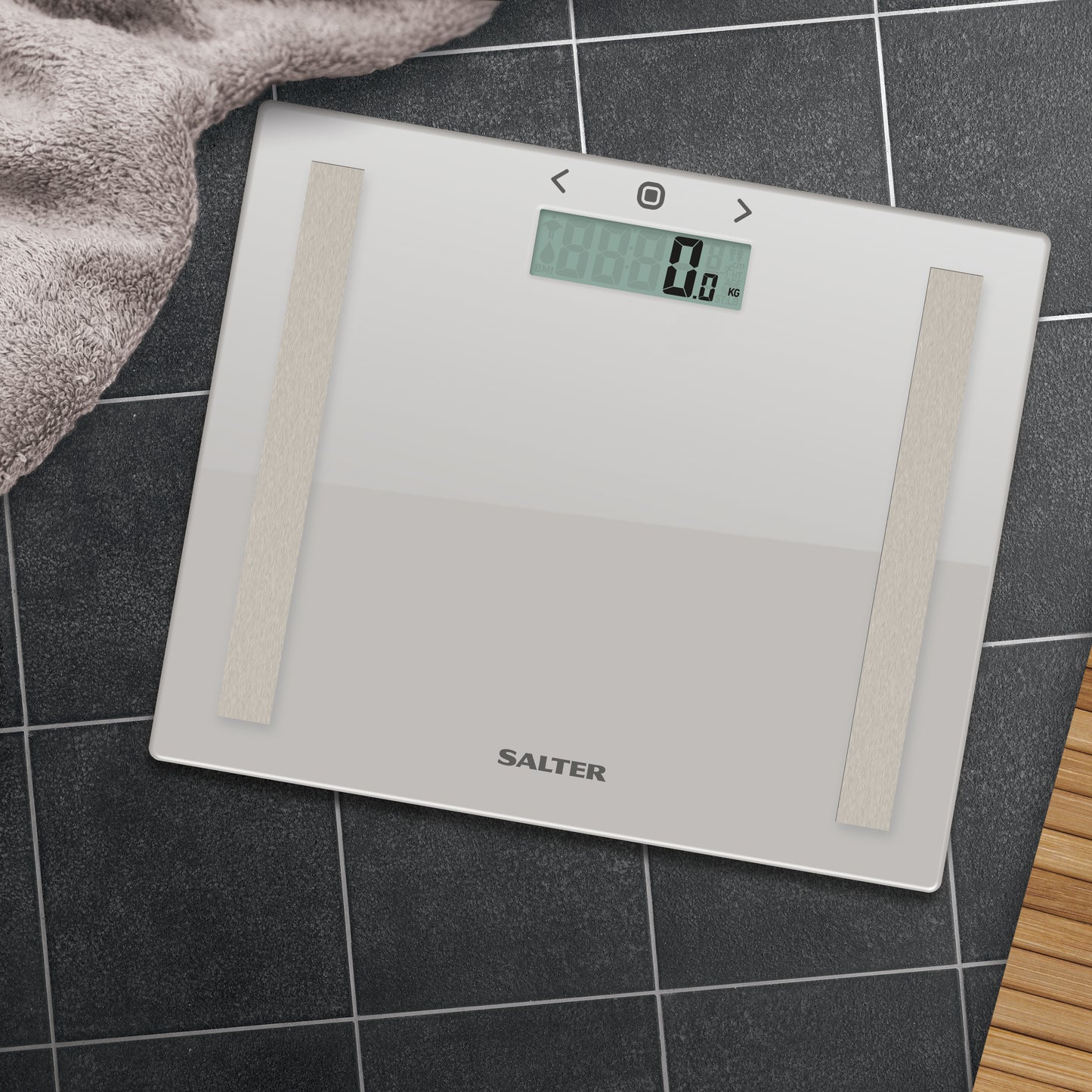 Salter Compact Glass Body Analyser Scale 9113G