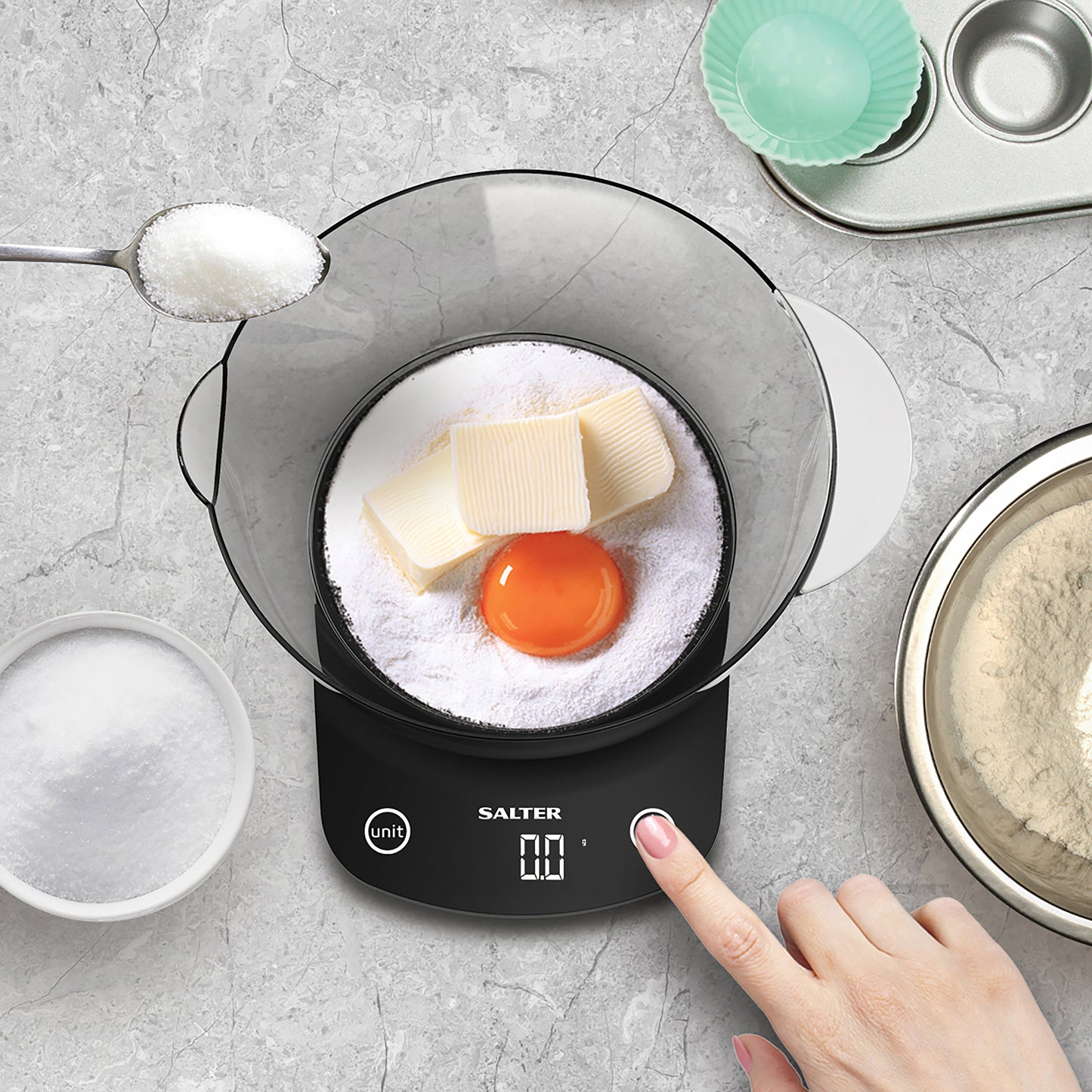 Salter Vega Electronic Kitchen Scale with Bowl 1074B