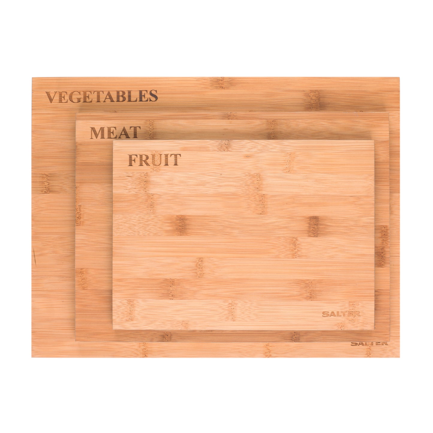 Salter 3 Piece Bamboo Chopping Board Set BW072812
