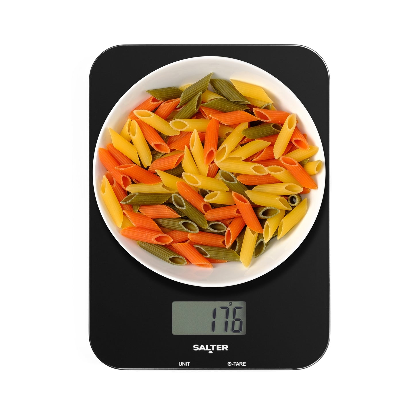 Salter Black Rechargeable Electronic Kitchen Scale
