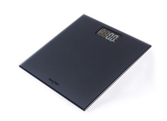 Salter Frosted Matt Black Electronic Personal Scale SA00599C