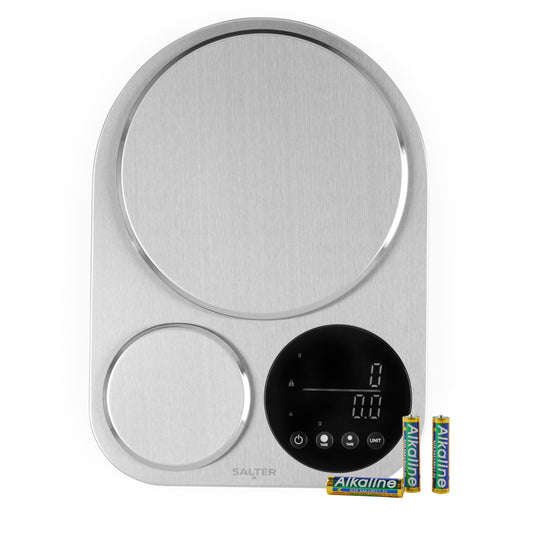 Salter Stainless Steel Dual Platform Electronic Scale