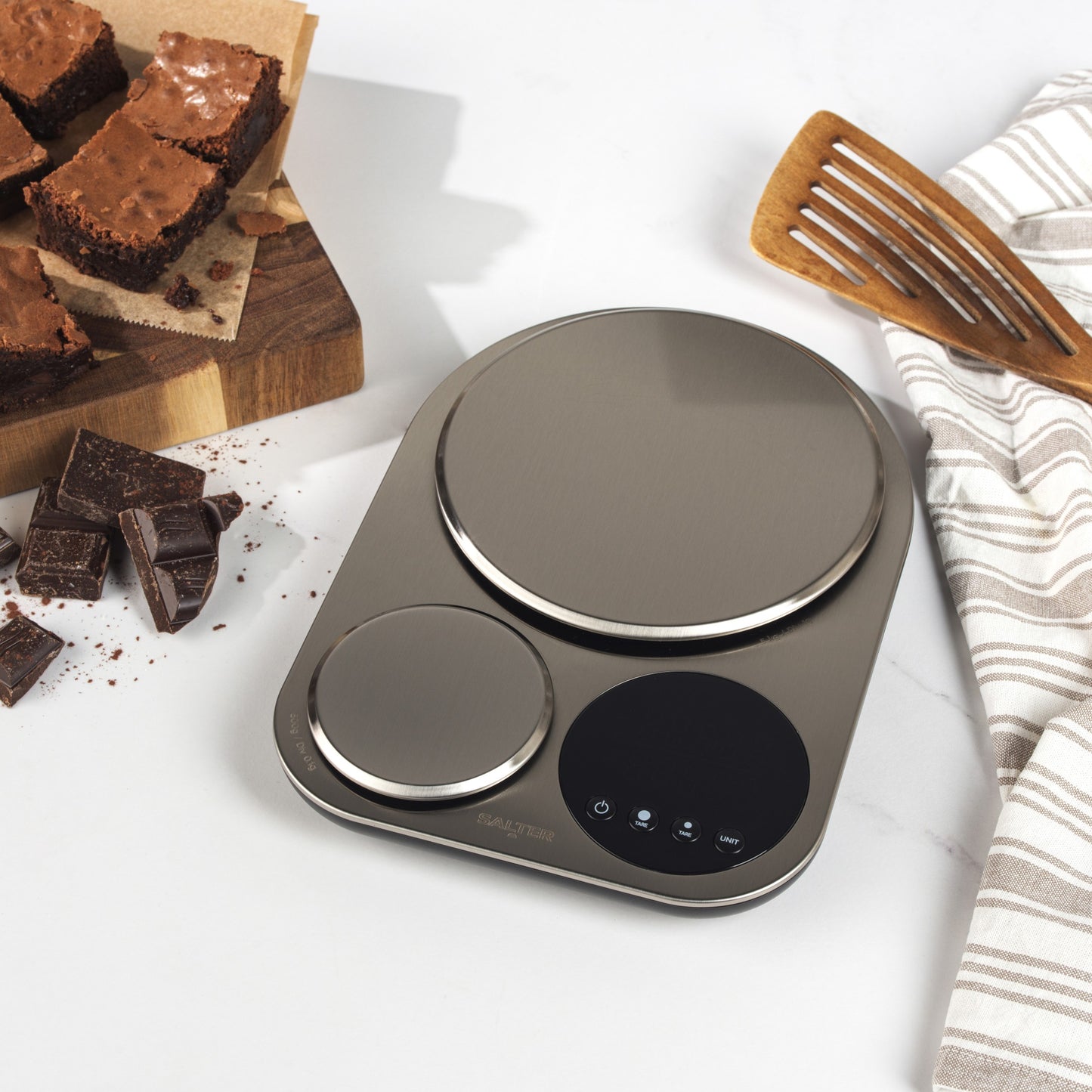 Salter Stainless Steel Dual Platform Electronic Scale