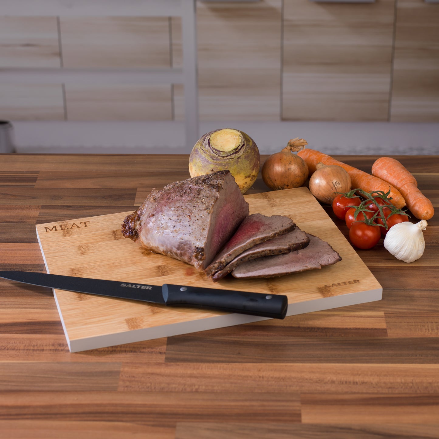 Salter 3 Piece Bamboo Chopping Board Set BW072812